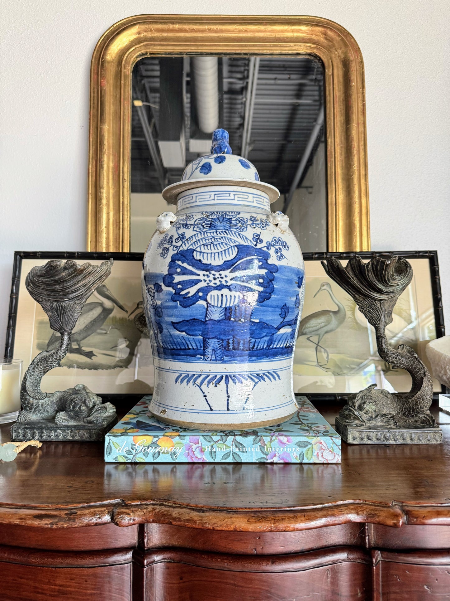 Pair of Vintage French Koi Fish