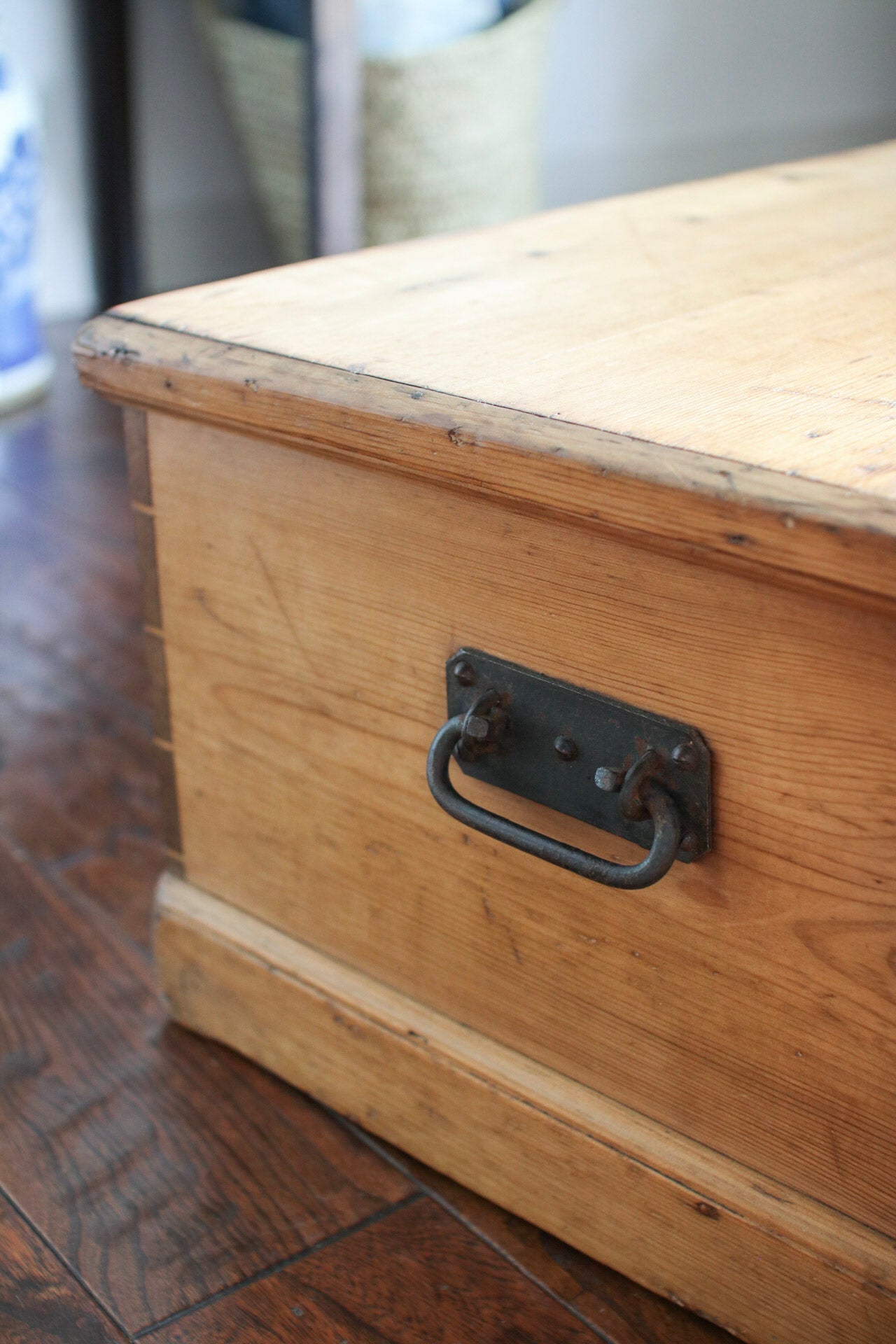 English Pine Blanket Box