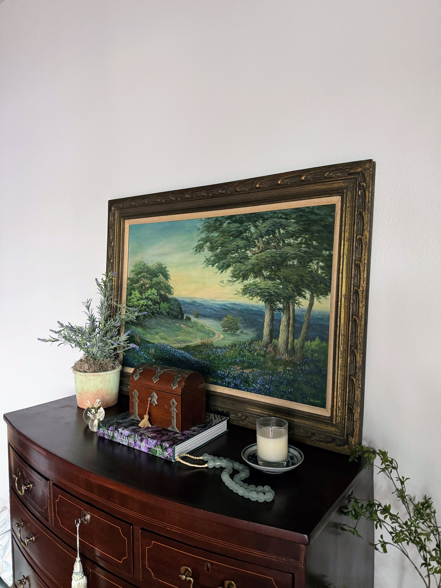 Signed Painting of Texas Bluebonnets