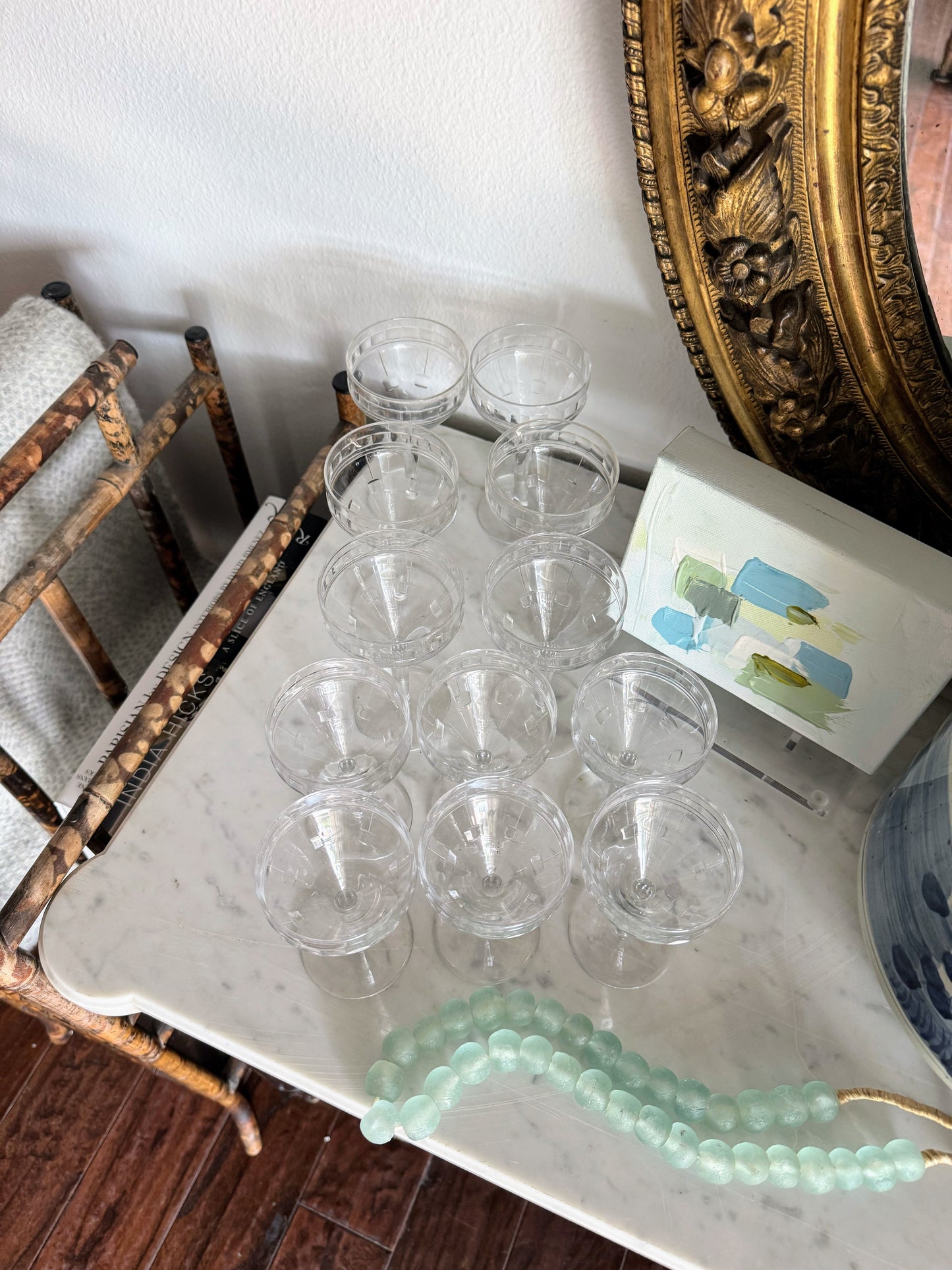 Set of 12 French Art Deco Apéritif Glasses