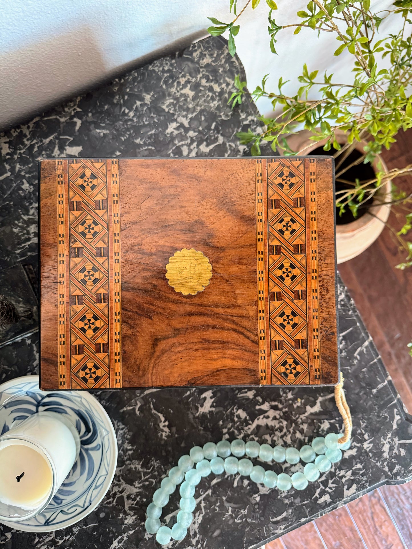 English Tunbridge Writing Slope Box