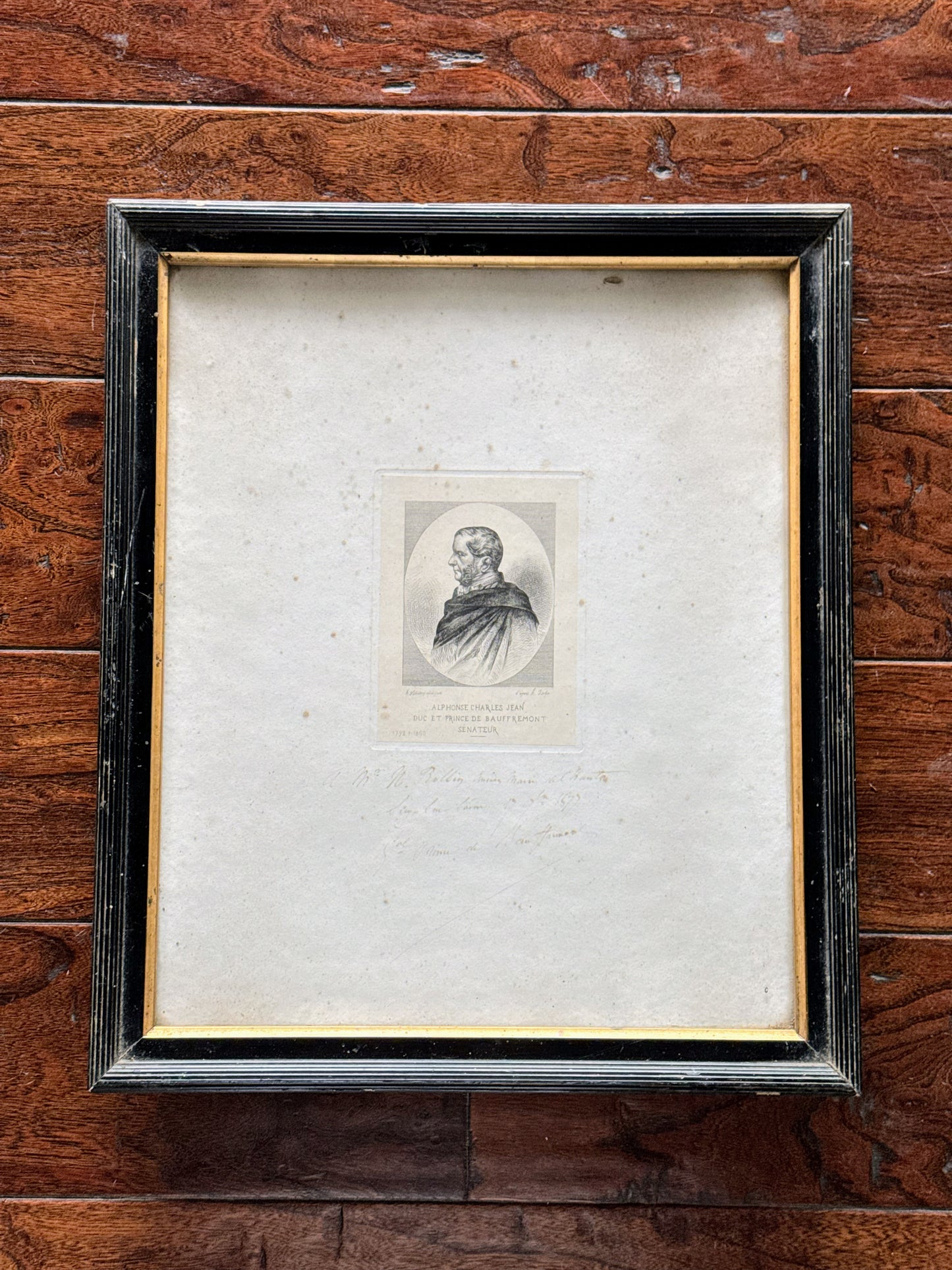 Framed French Portrait