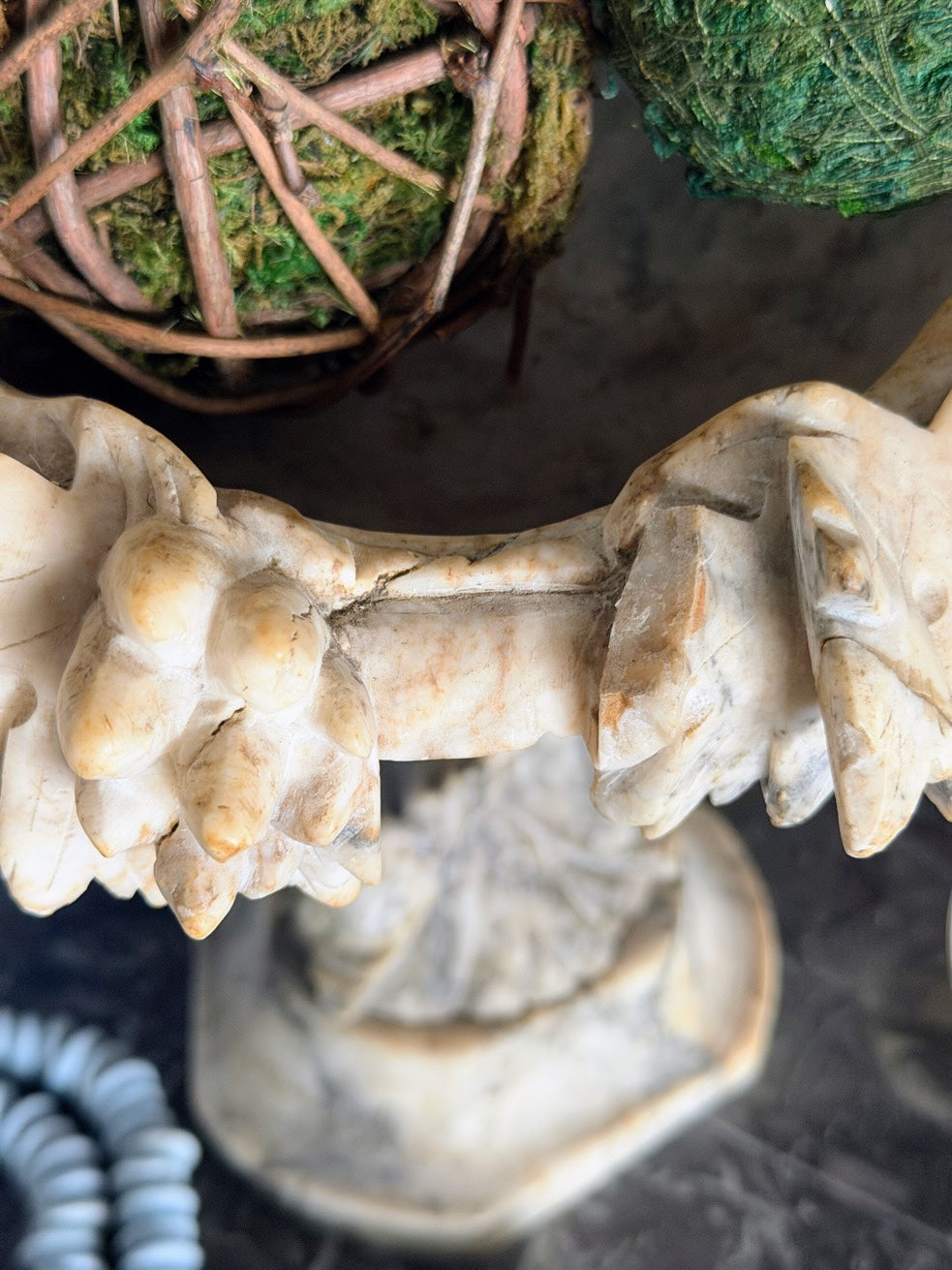 Antique Alabaster Tazza