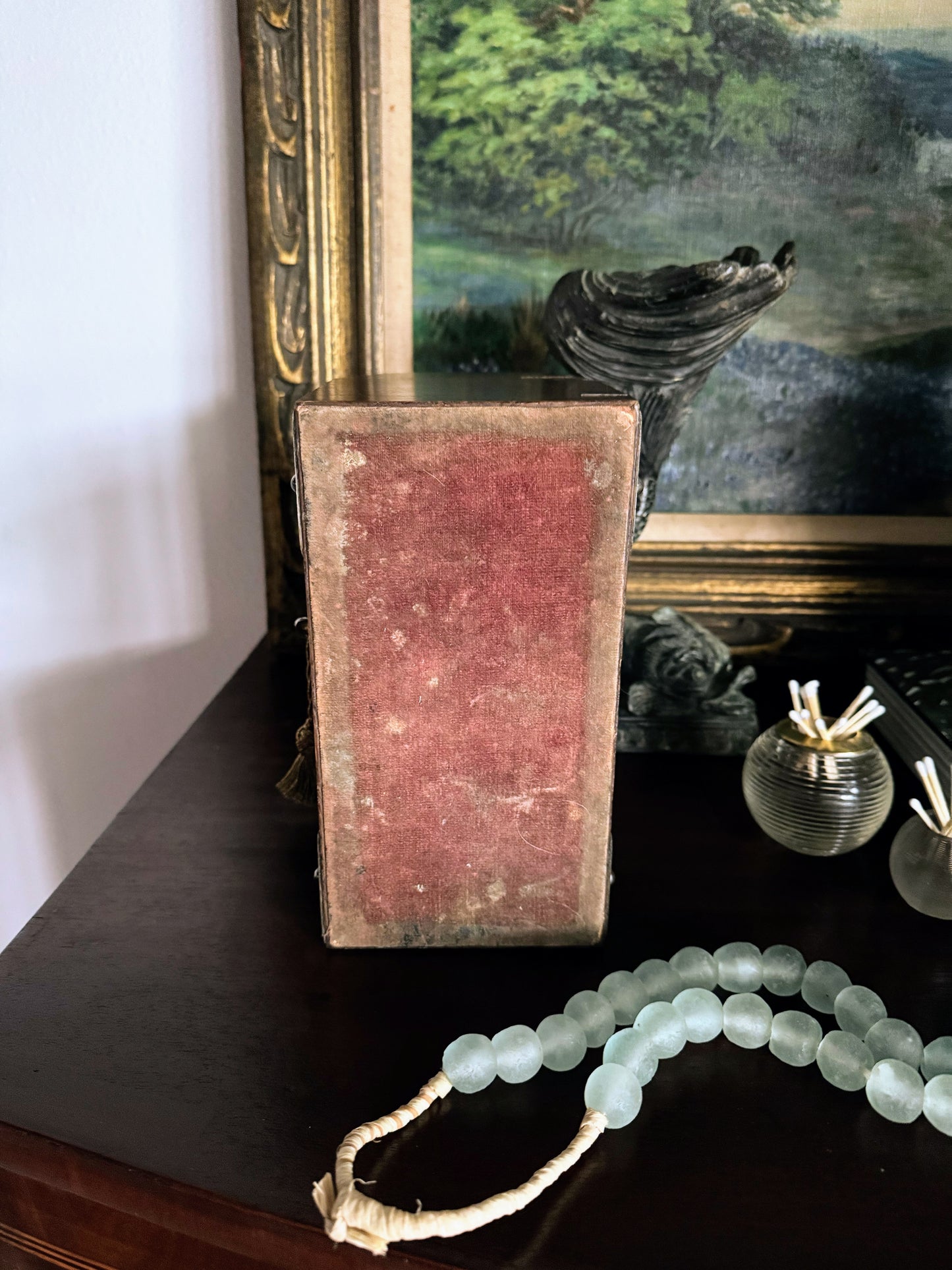 Wood Box with Brass