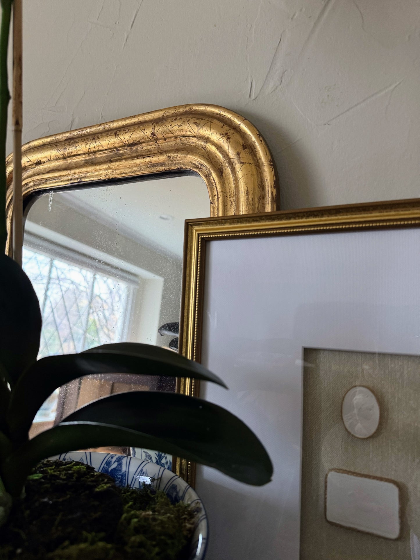 French Louis Philippe Petite Mirror