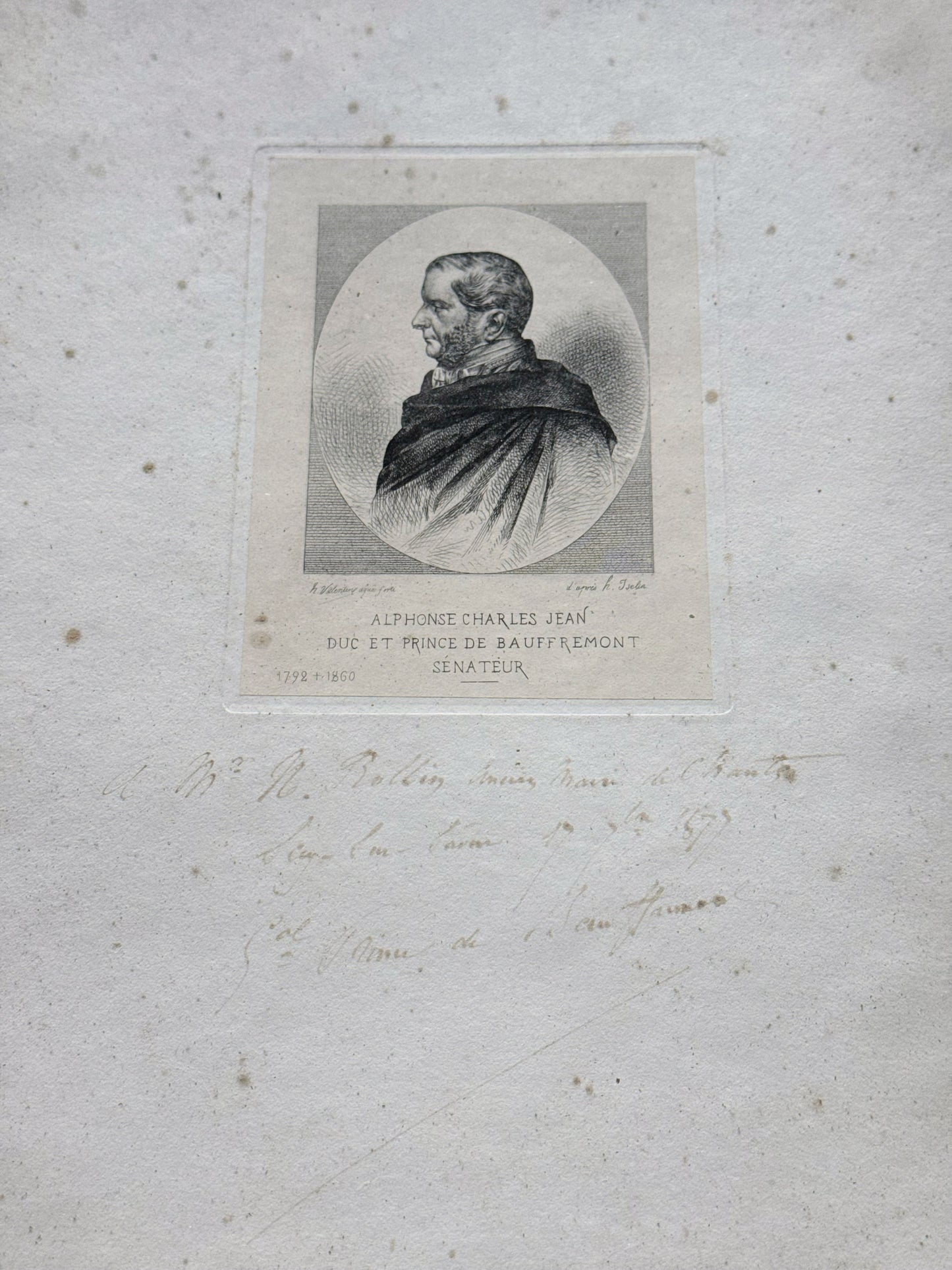 Framed French Portrait