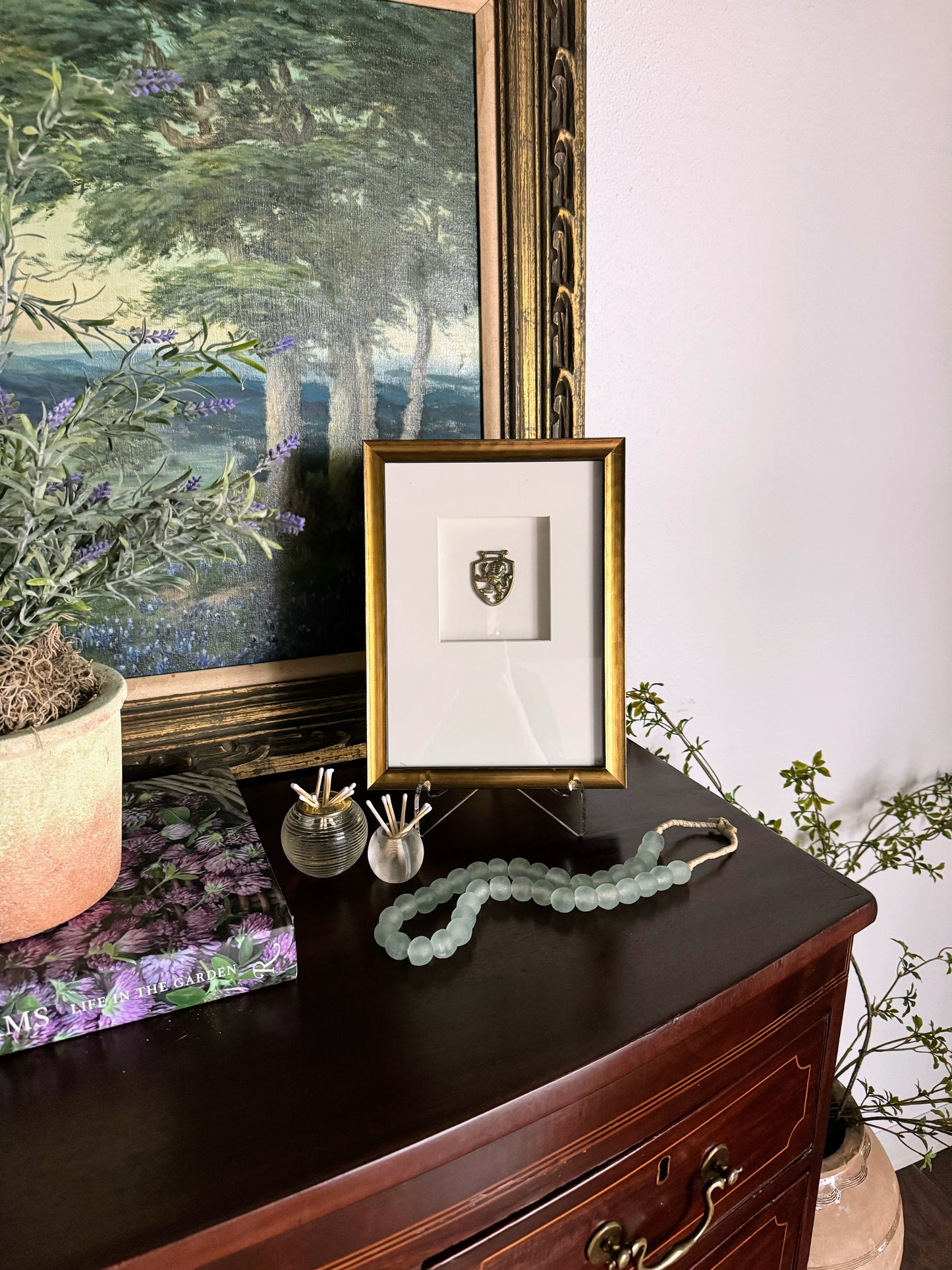 Framed English Horse Brasses