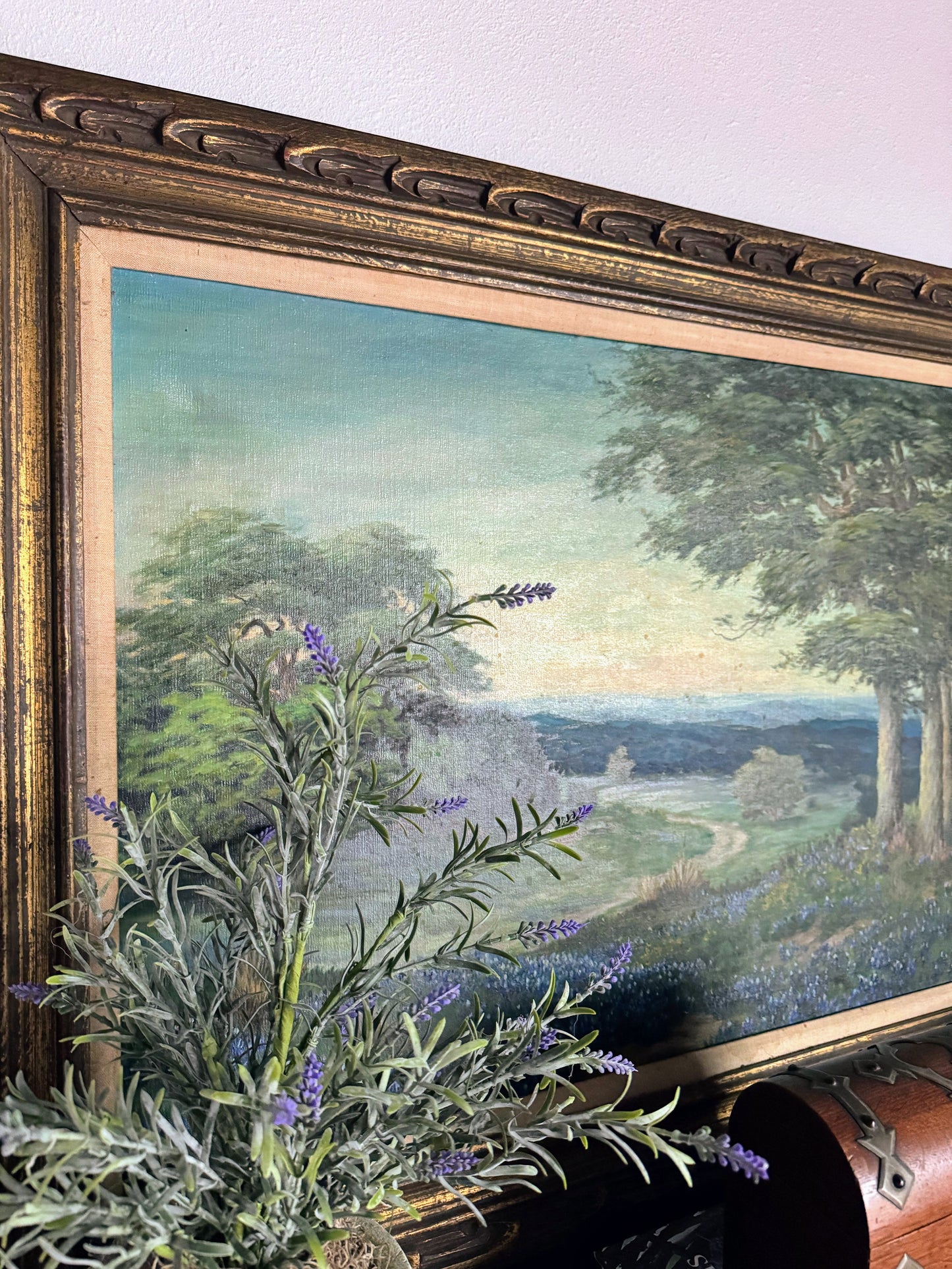 Signed Painting of Texas Bluebonnets