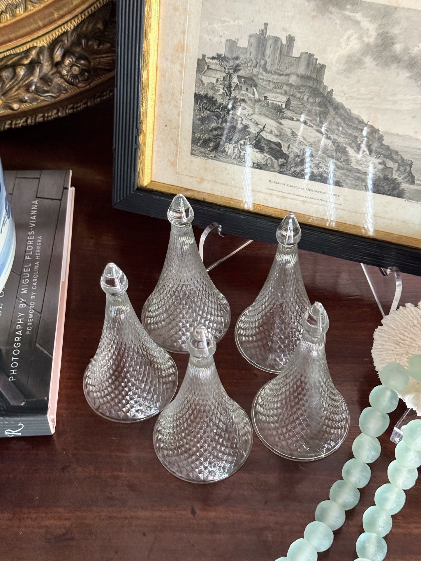 Set of Five Henri Marie Champagne Glasses