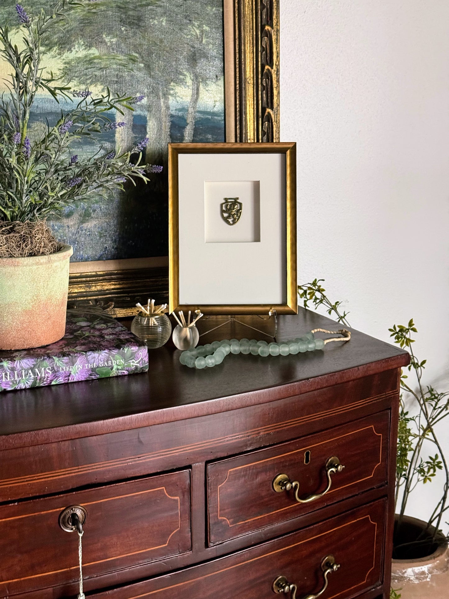 Framed English Horse Brasses