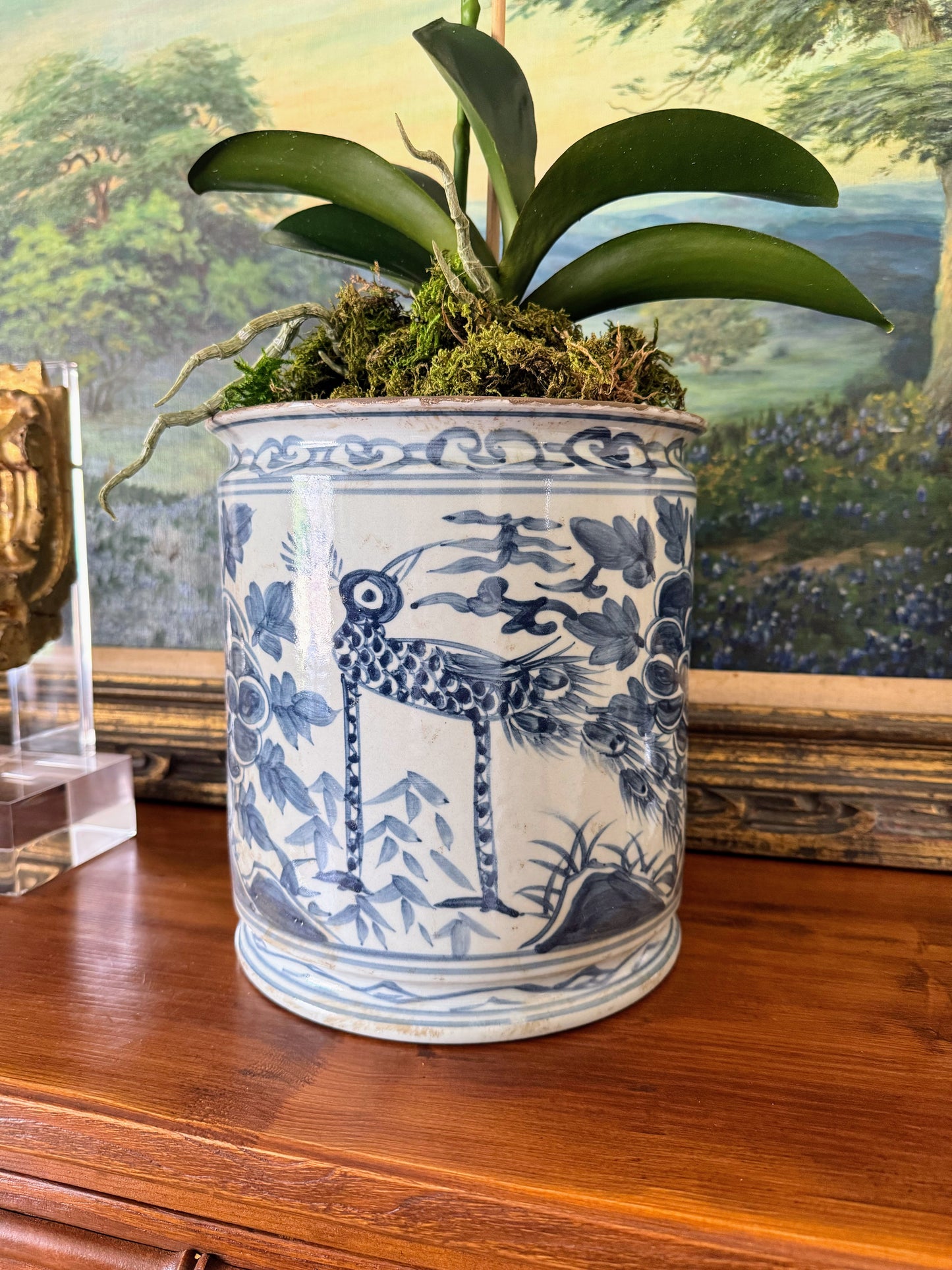 Jardin des Oiseaux Orchid Cache Pot