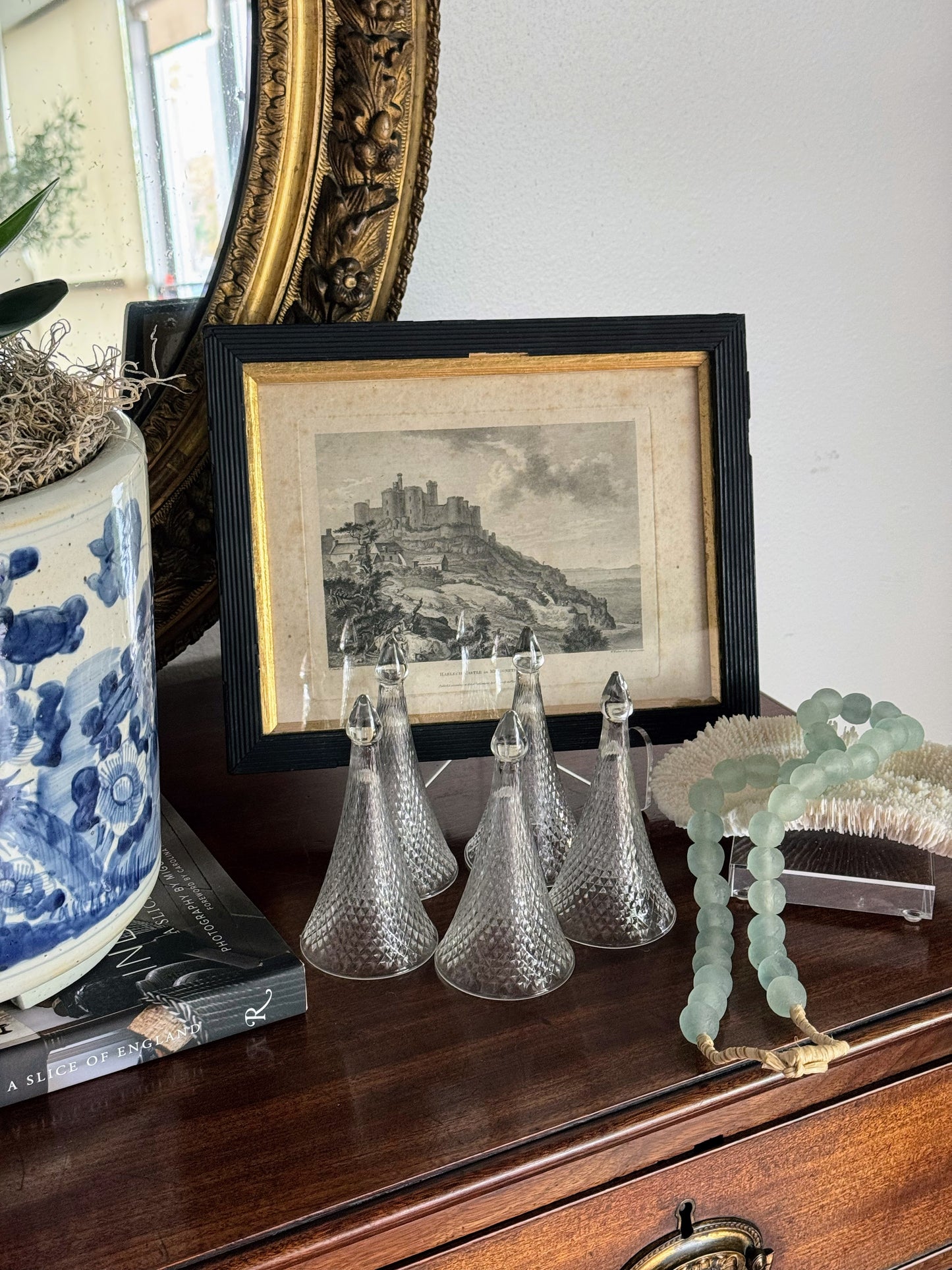Set of Five Henri Marie Champagne Glasses