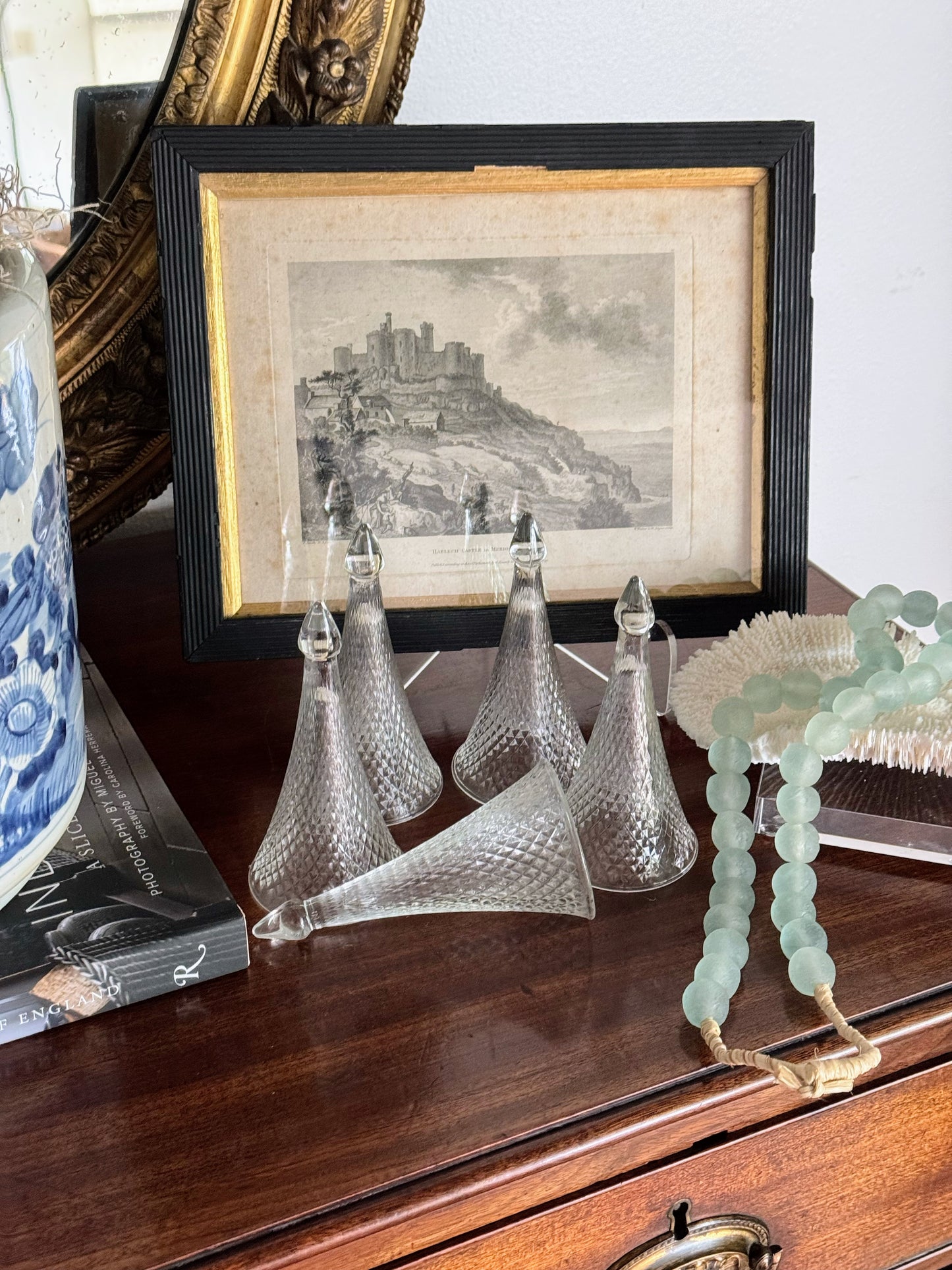 Set of Five Henri Marie Champagne Glasses