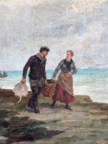 Coastal Painting on Canvas