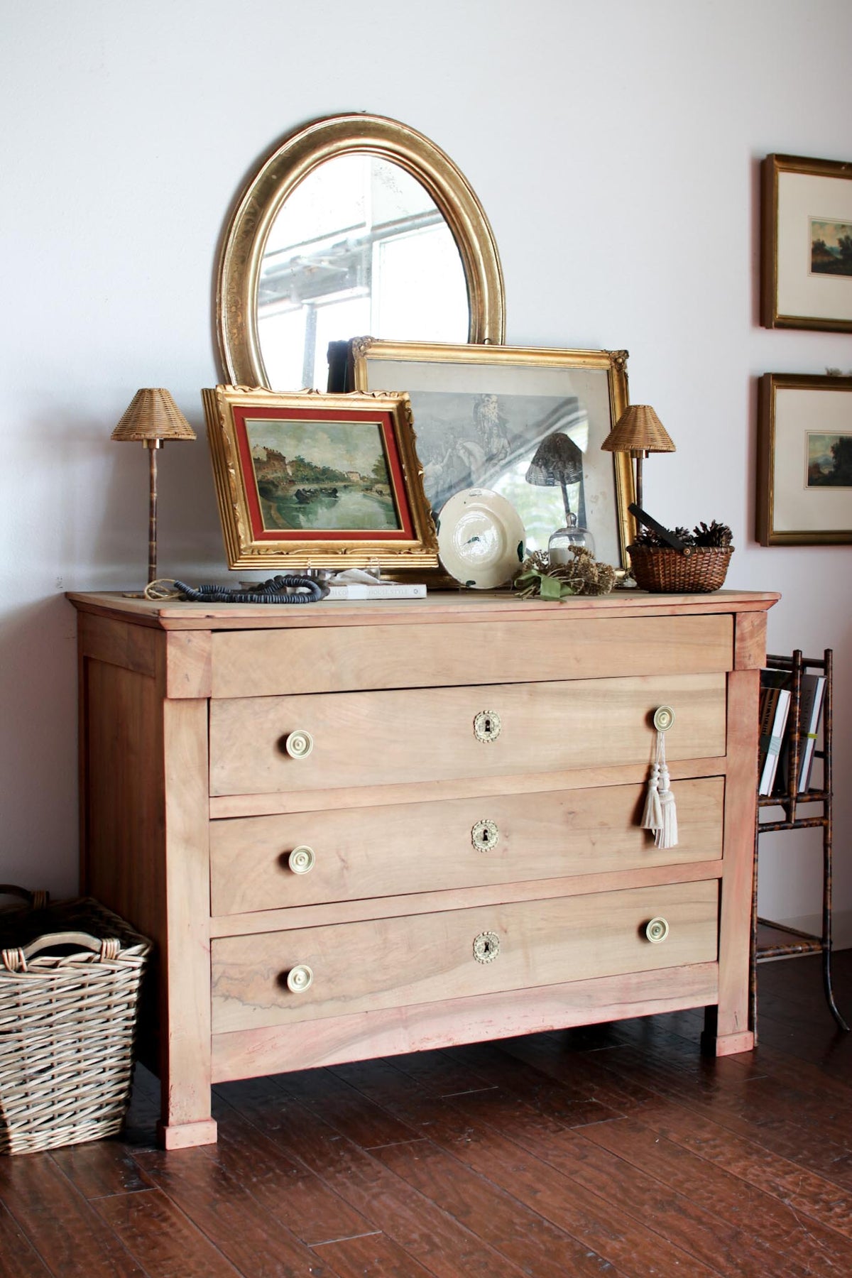 French Empire Bleached Commode