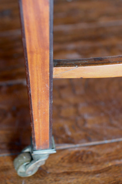 Antique English Flip Top Card Table