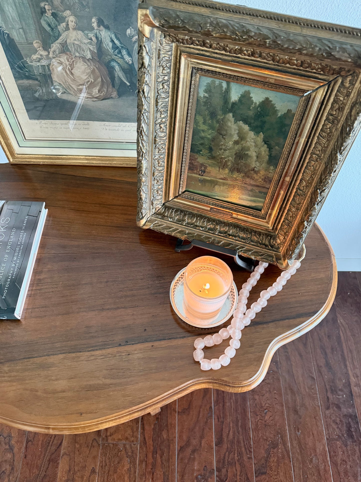 French Walnut Violin Table