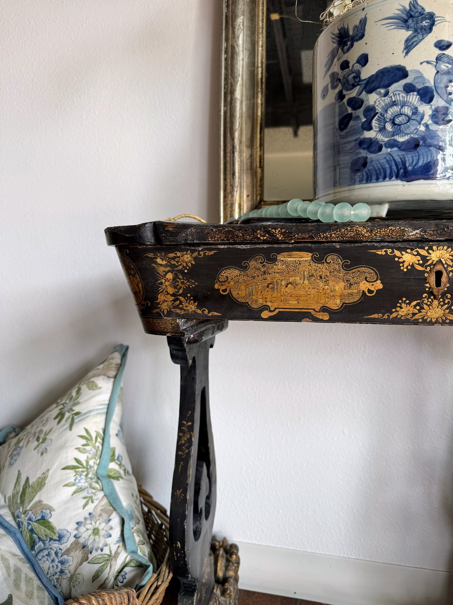 Antique Cantonese Sewing Table