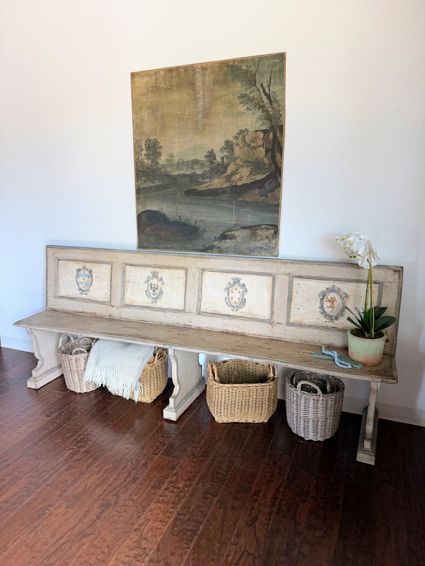 Italian Painted Bench