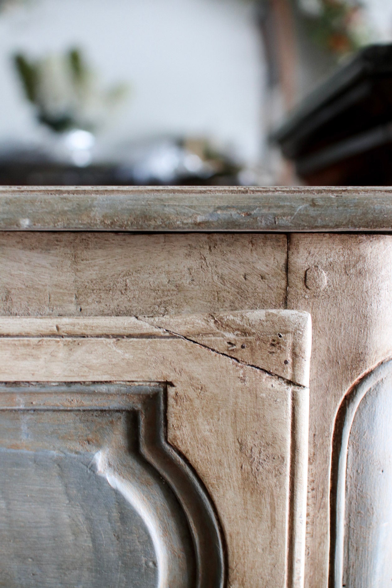 French Painted Regence Commode
