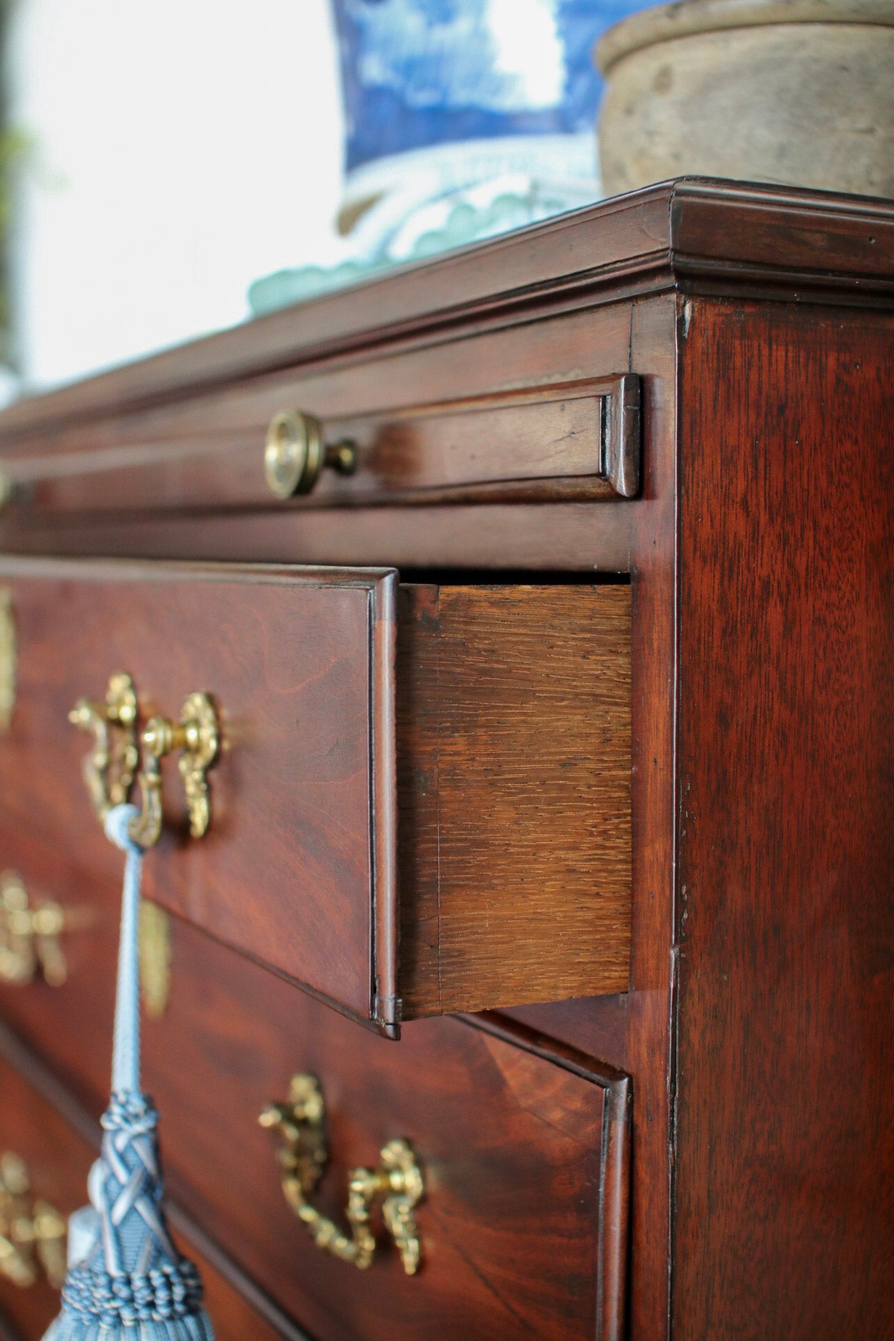 English Mahogany George III Chest