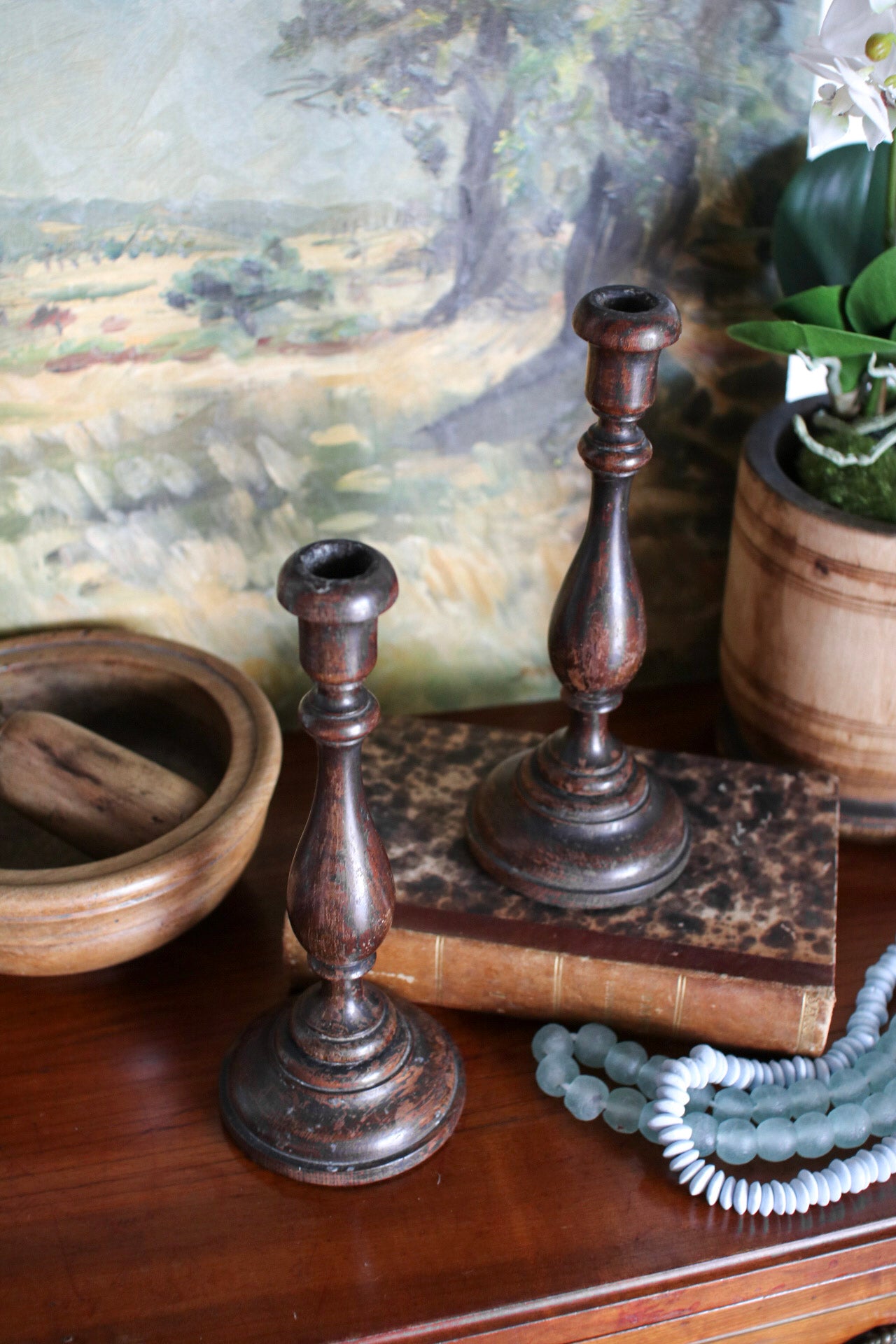 Pair of English Candlesticks