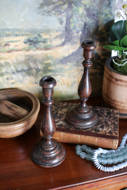 Pair of English Candlesticks