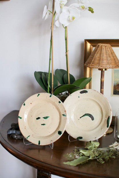 Pair of Italian Ceramic Plates