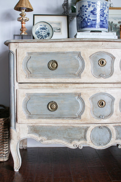 French Painted Regence Commode
