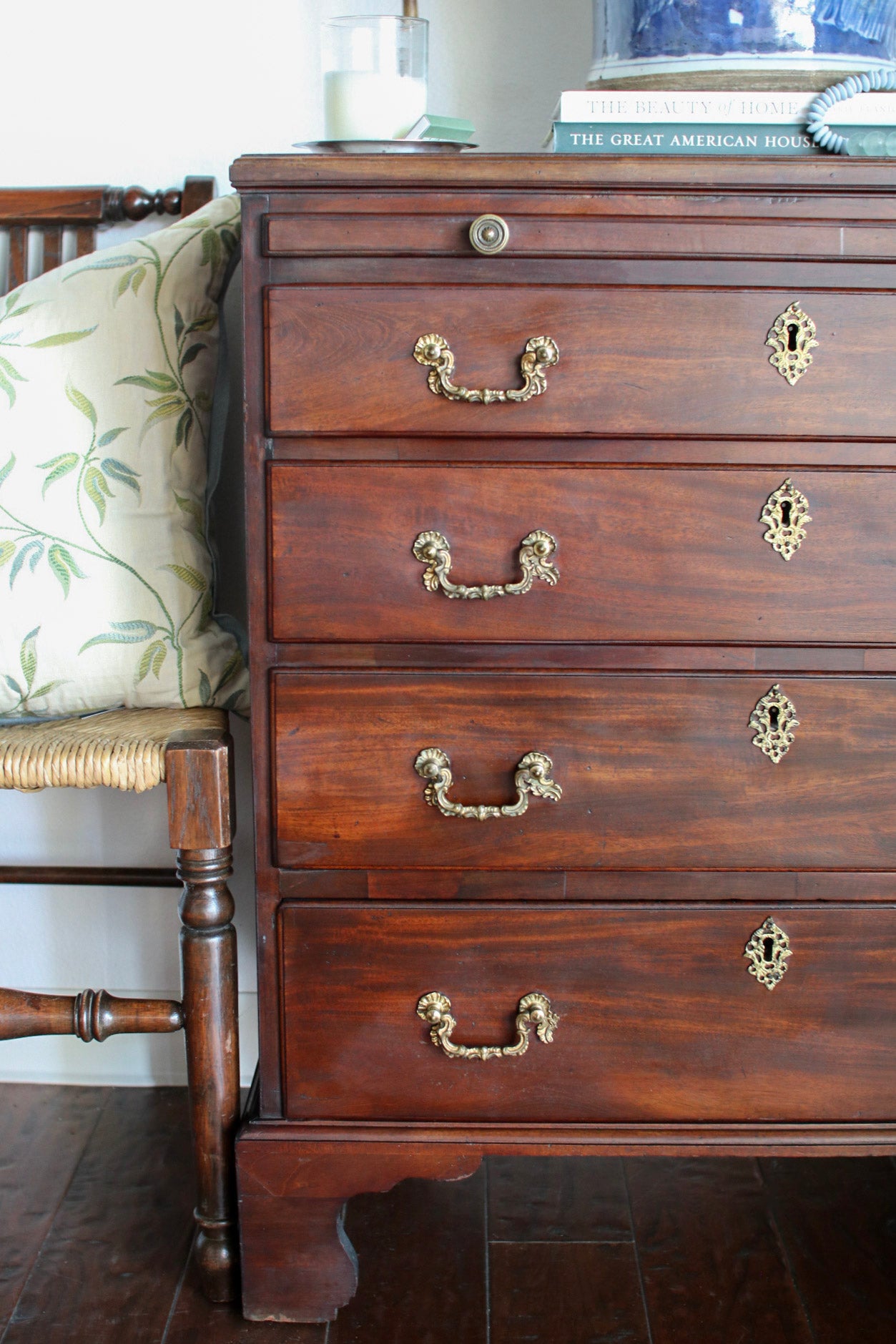 English Mahogany George III Chest