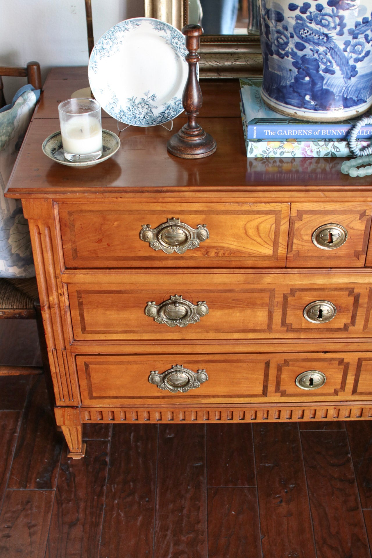 Louis XVI Commode with Ornate Pulls