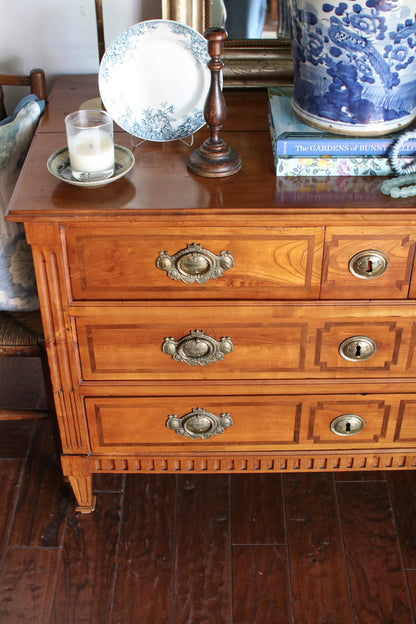Louis XVI Commode with Ornate Pulls