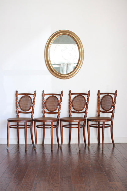 Set of Four Italian Chairs