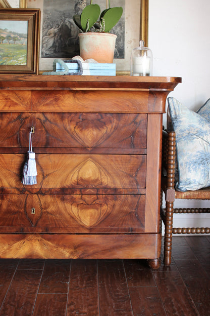 French Louis Philippe Walnut Commode