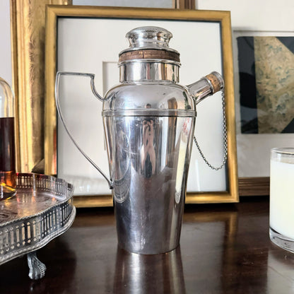 English Silver Cocktail Shaker