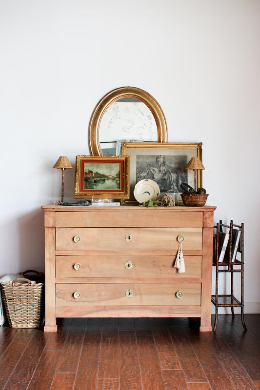 French Empire Bleached Commode
