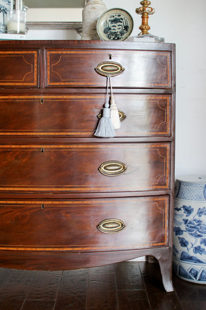 English Bowfront with String Inlay