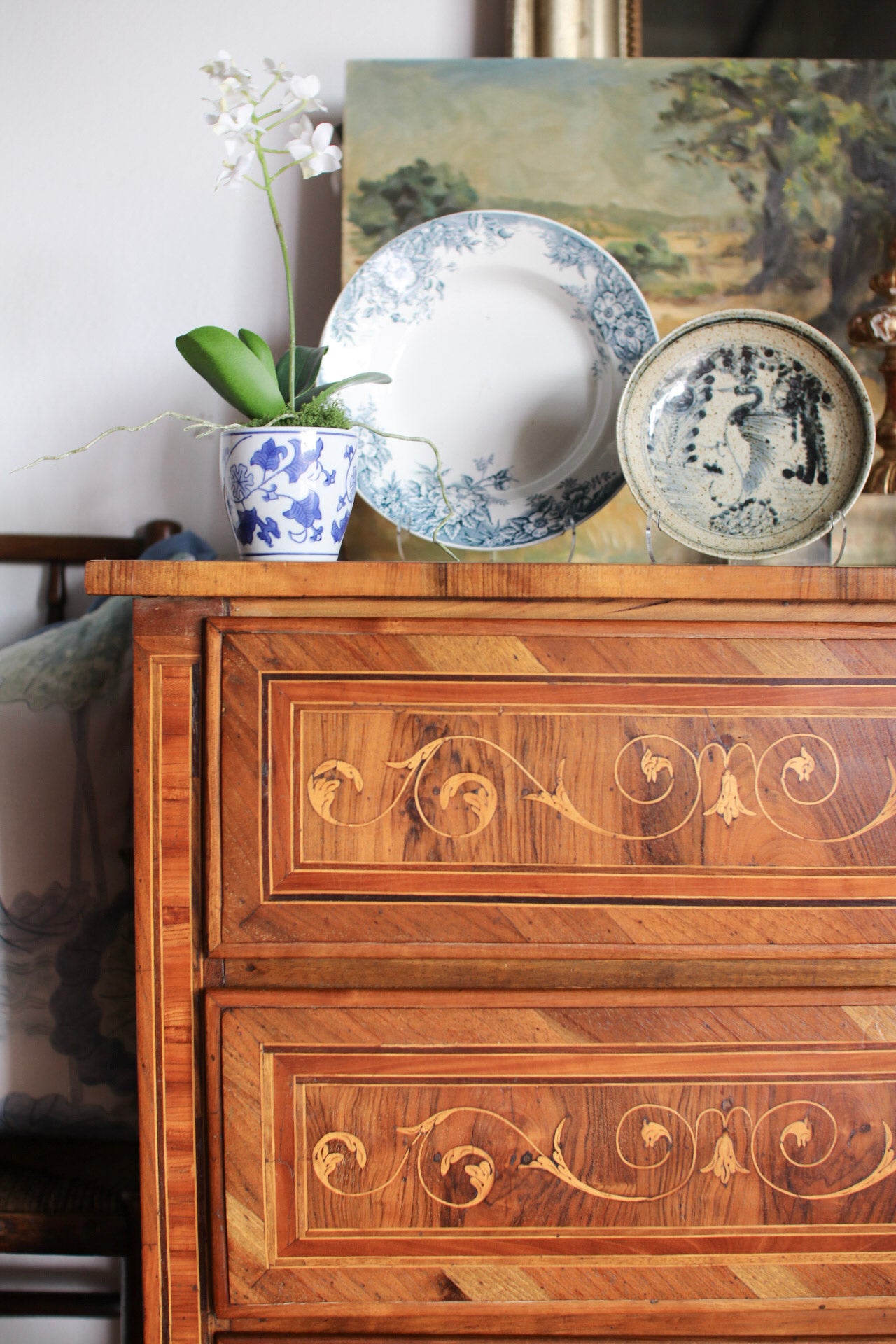 Italian Commode with Inlay
