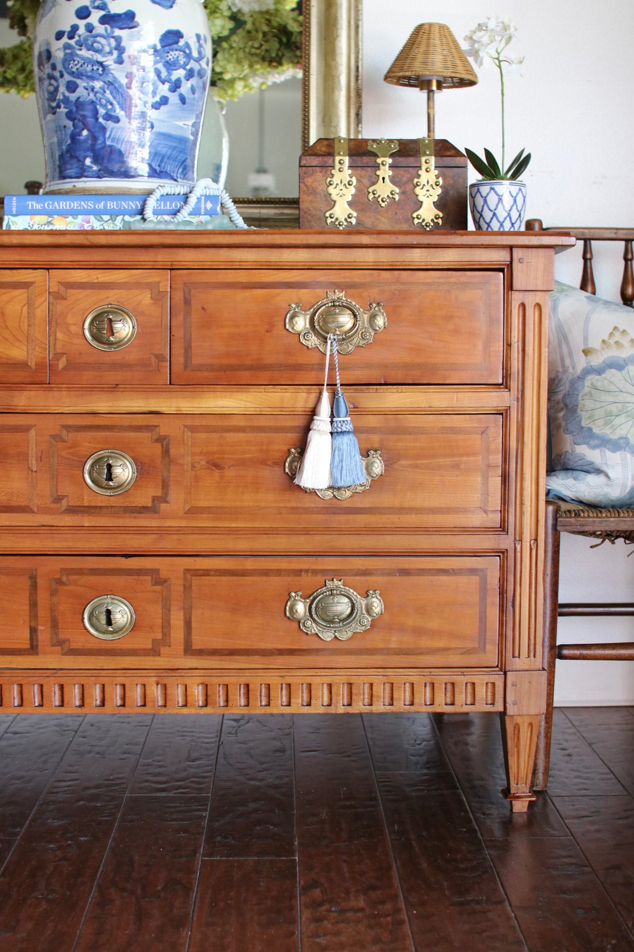 Louis XVI Commode with Ornate Pulls
