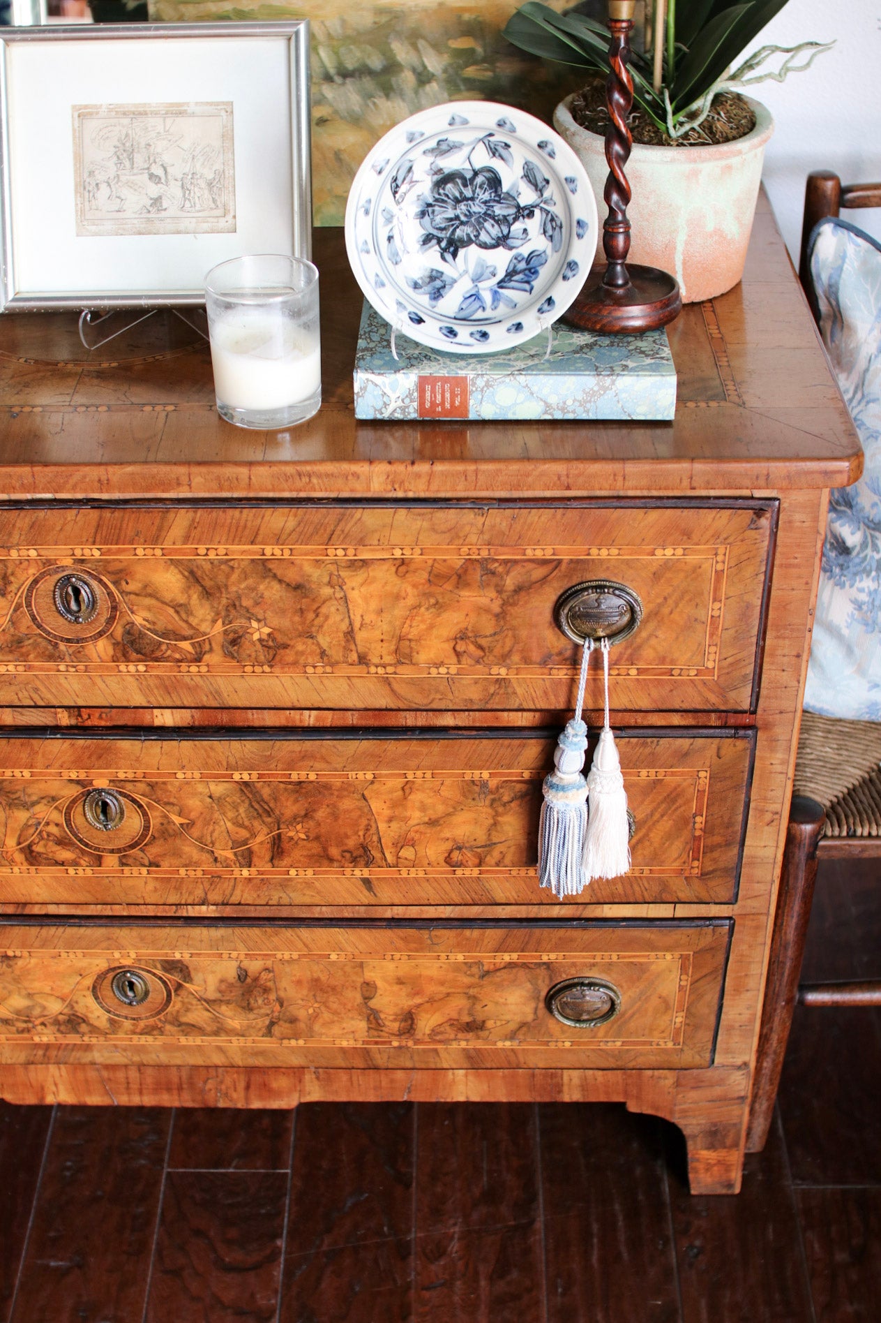 Italian Inlay Commode