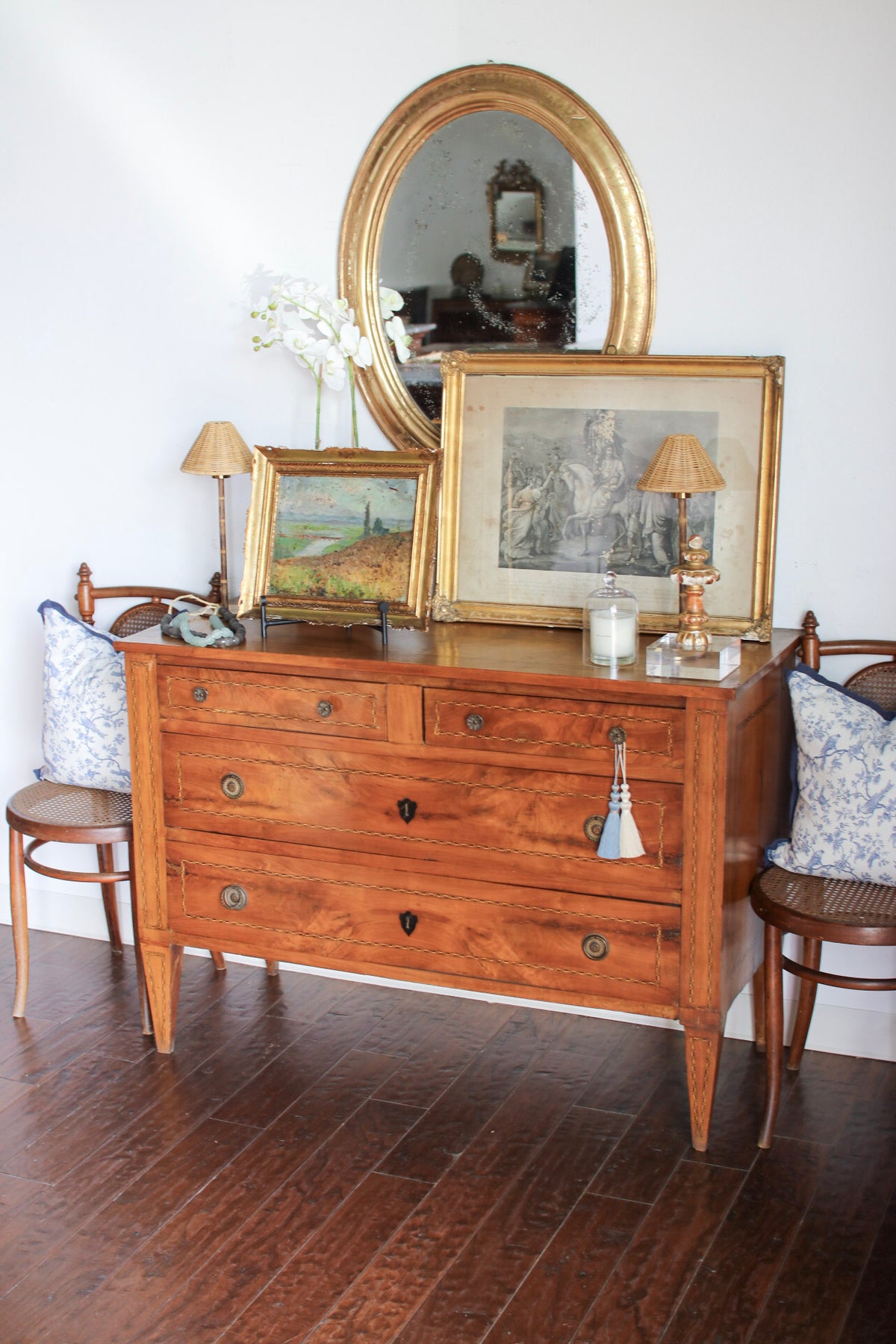 Italian Inlay Commode