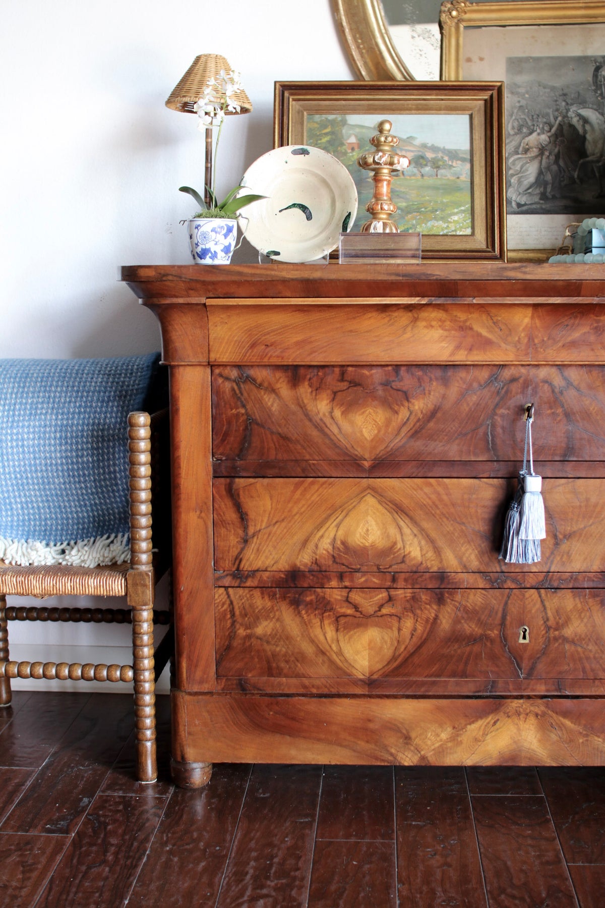 French Louis Philippe Walnut Commode