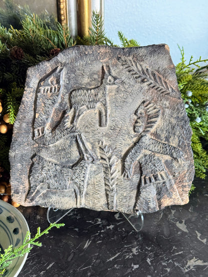 Carved Tablet Medallion