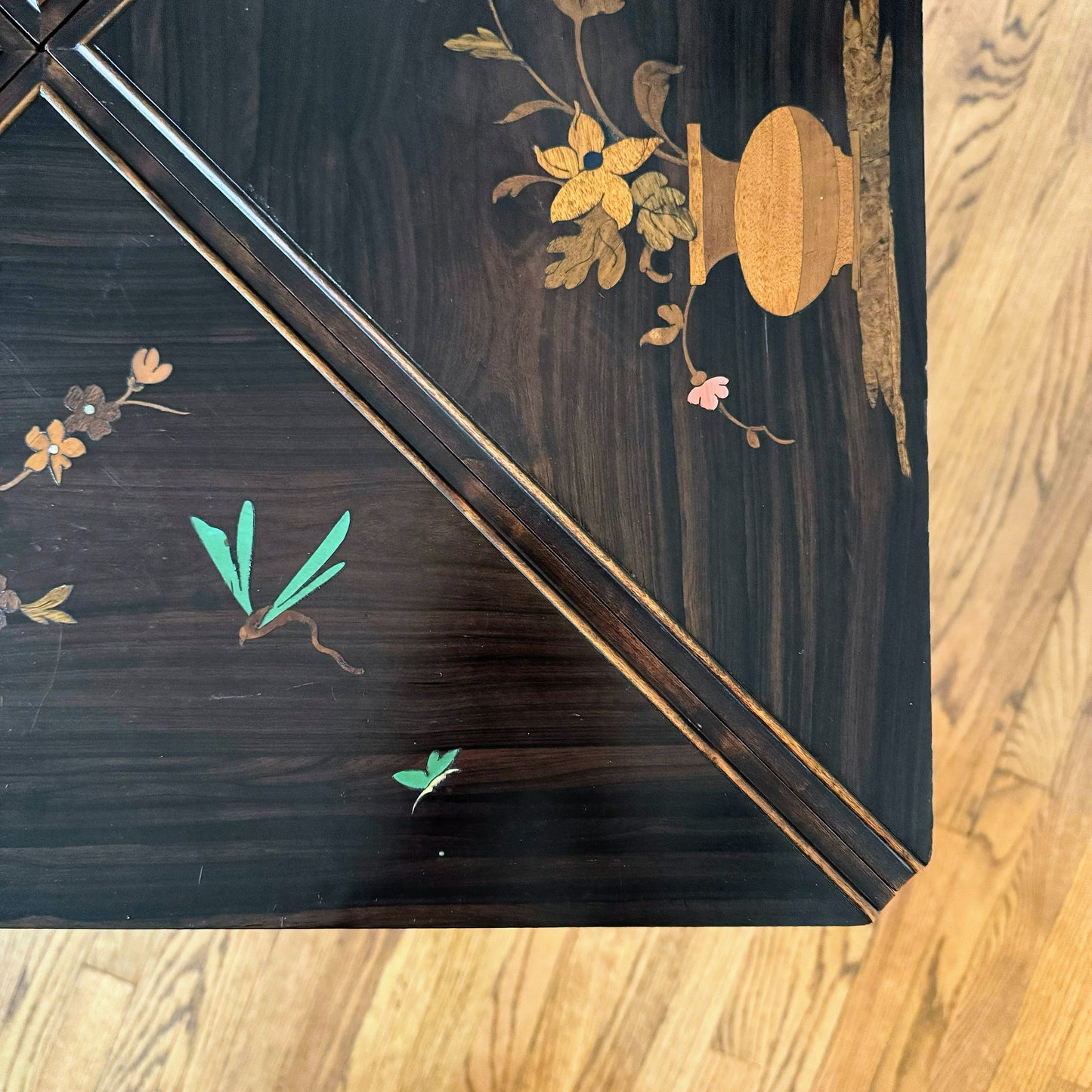 French Inlaid Envelope Game Table