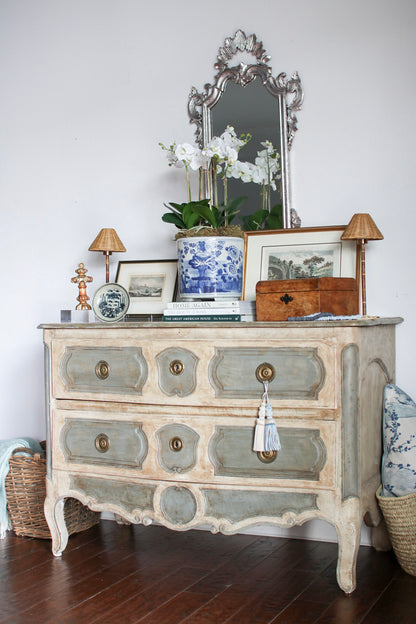 French Painted Regence Commode
