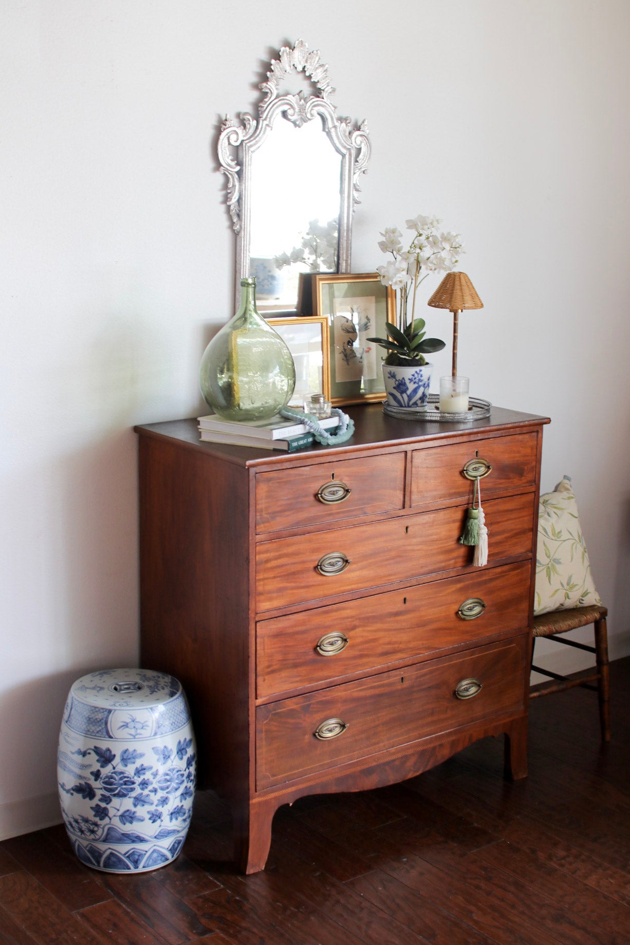 Georgian Chest with String Inlay