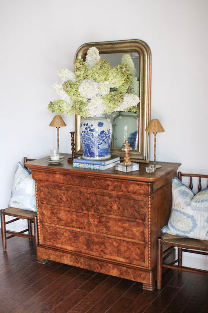 French Louis Phillipe Commode with Bobbin Detailing