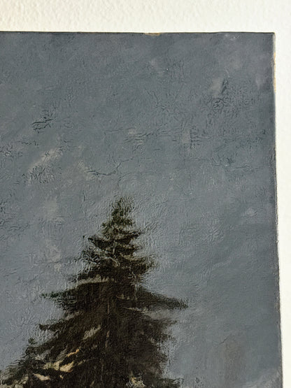 Oil on Canvas of Women Walking In Woods