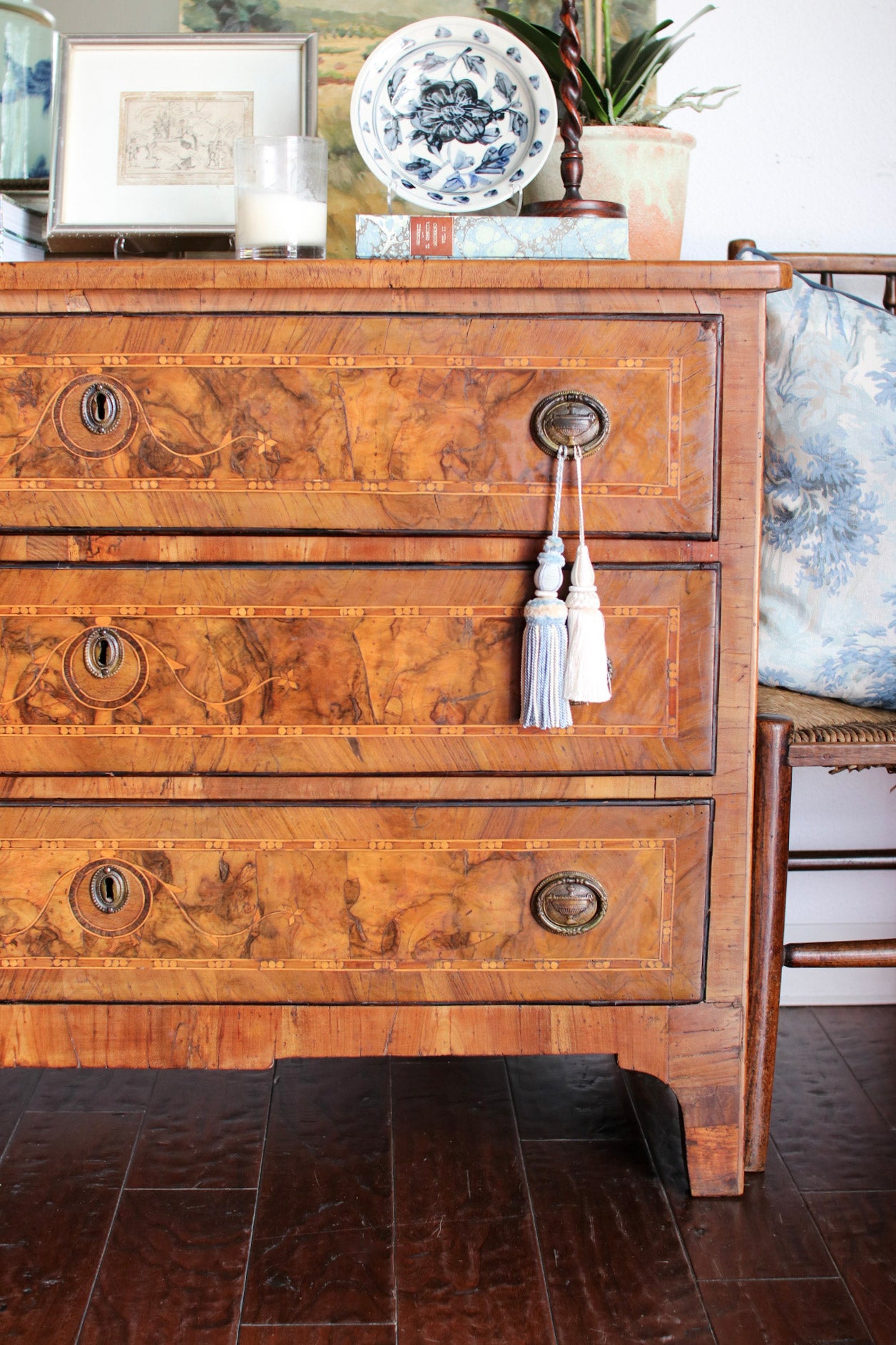 Italian Inlay Commode