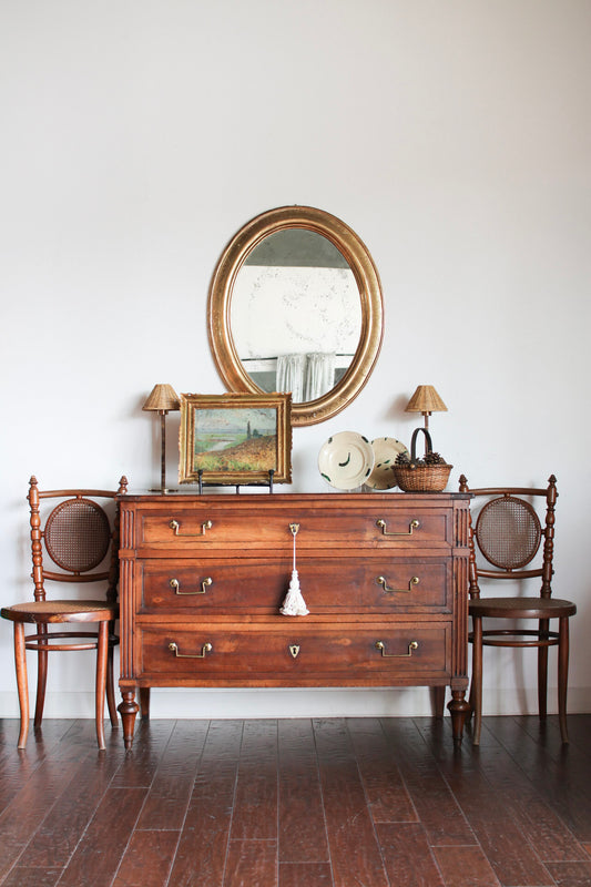 Antique French Louis XVI Walnut Commode